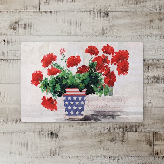 Faith, Family & Freedom Floor Mat